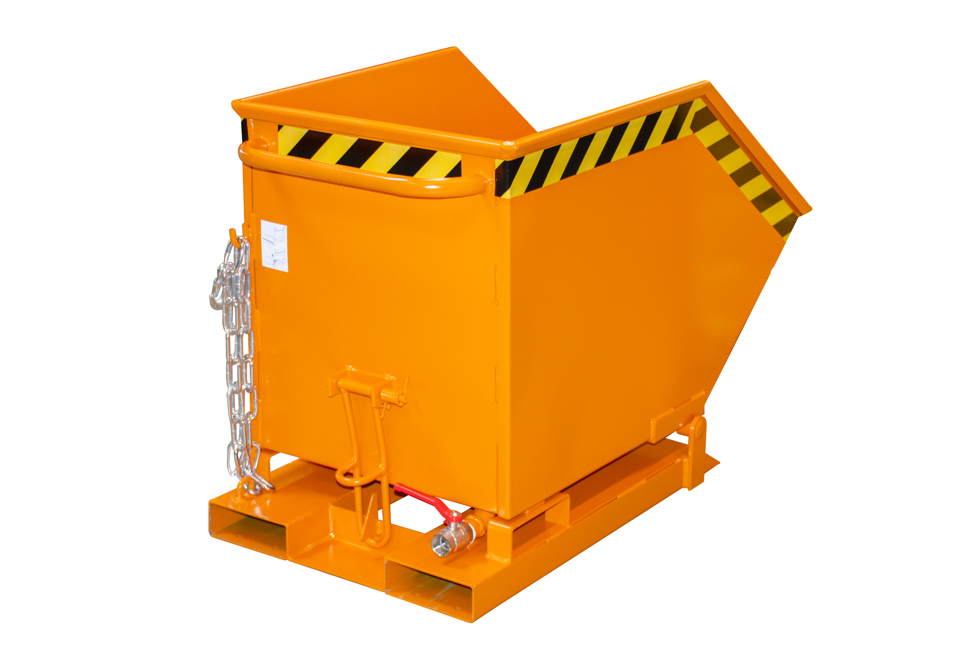 Späne-Kippmulde Typ SKK RAL 2000 Gelborange